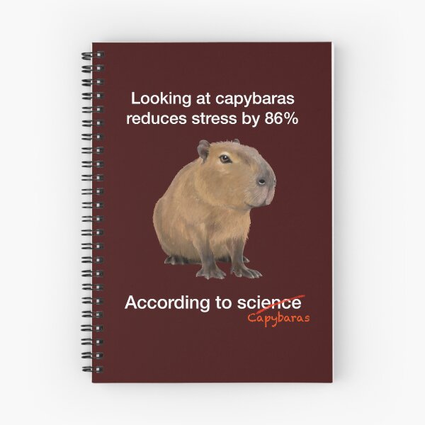 Item preview, Capybaras reduce stress designed and sold by Grahamgc.