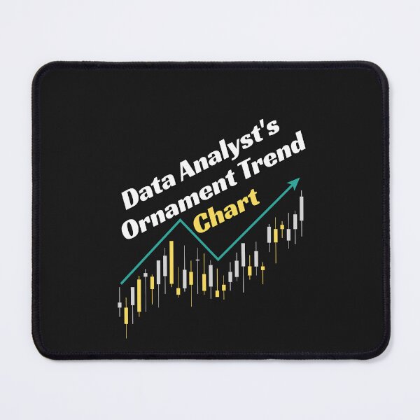 Item preview, Data Analyst's Ornament Trend Chart designed and sold by Bubpat.
