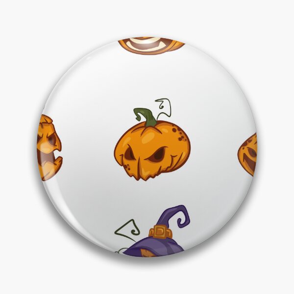 Item preview, Spooky Halloween Pumpkin Sticker Pack — Cute Scary Jack O Lantern Faces Vector Art designed and sold by LYAN-STORE.