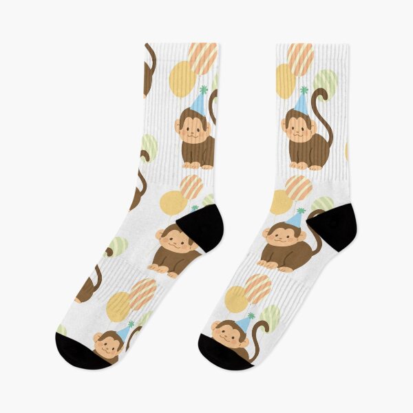 Item preview, Simple and adorable birthday monkey (party) designed and sold by You Store.