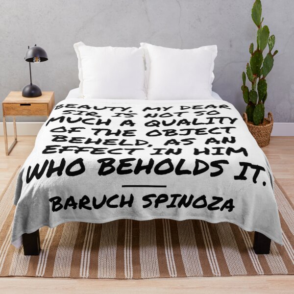Item preview, Beauty Is an Effect in the Beholder - Baruch Spinoza Quote designed and sold by 4ever-Undaunted.