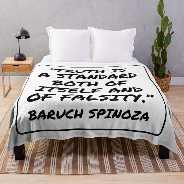 Item preview, Truth Is Its Own Standard - Baruch Spinoza Quote designed and sold by 4ever-Undaunted.