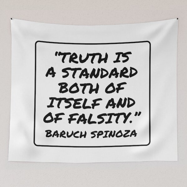 Item preview, Truth Is Its Own Standard - Baruch Spinoza Quote designed and sold by 4ever-Undaunted.