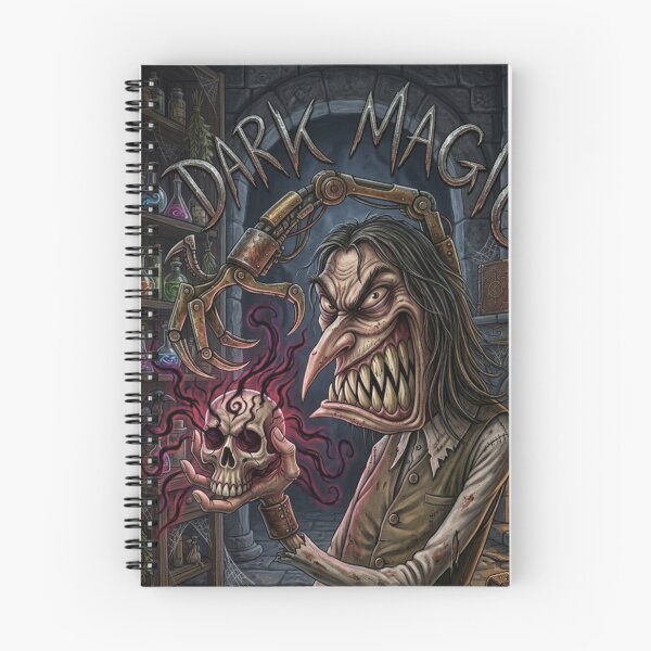 Item preview, Dark Magic evil necromancer horror art designed and sold by Vintage Designs +.