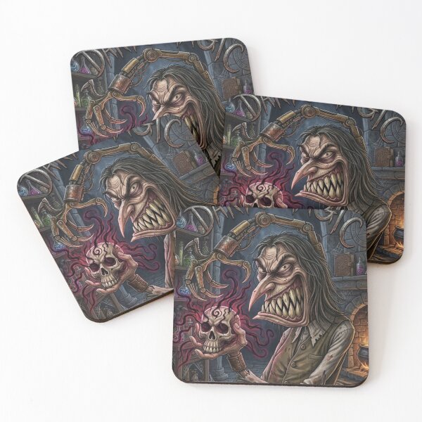 Item preview, Dark Magic evil necromancer horror art designed and sold by Vintage Designs +.