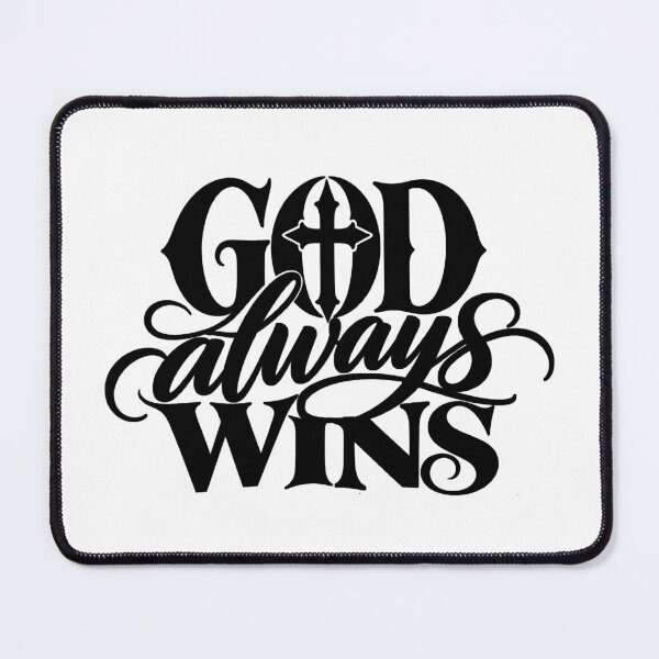 Item preview, god always wins cross designed and sold by OCD_JESSICA.