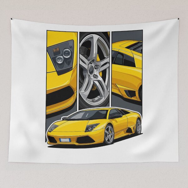 Item preview, Sunburst Yellow Exotic Supercar designed and sold by MrRares21.