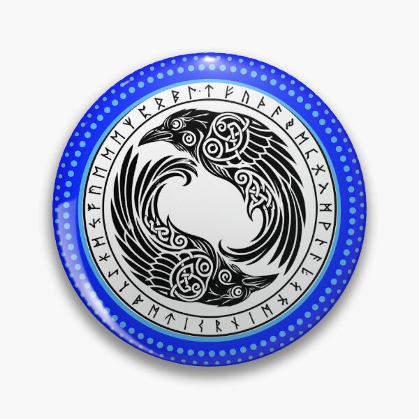 Item preview, Blue Ravens of Odin Design designed and sold by Witch Joseph.