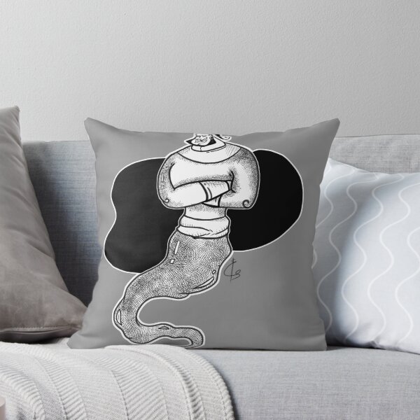 Item preview, Aladdin Genie Floating Cartoon Sketch designed and sold by ArielIturra.