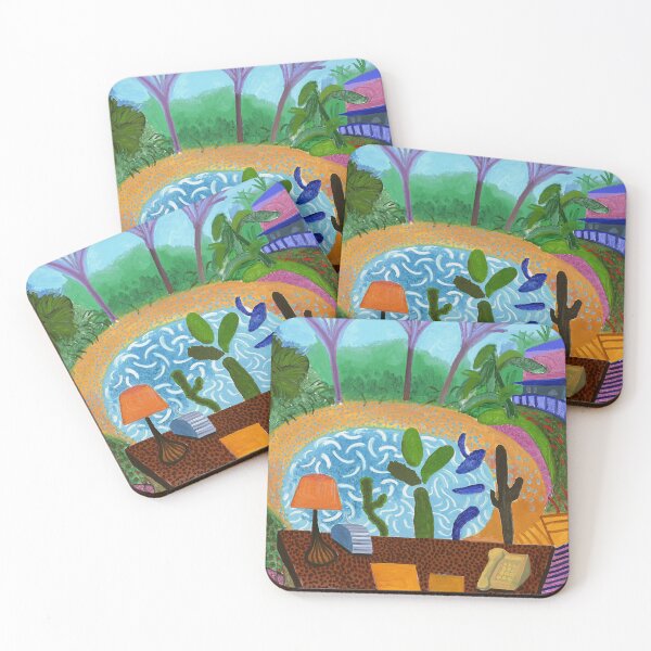 Item preview, David Hockney My Garden in Los Angeles designed and sold by MelvaReyaz.