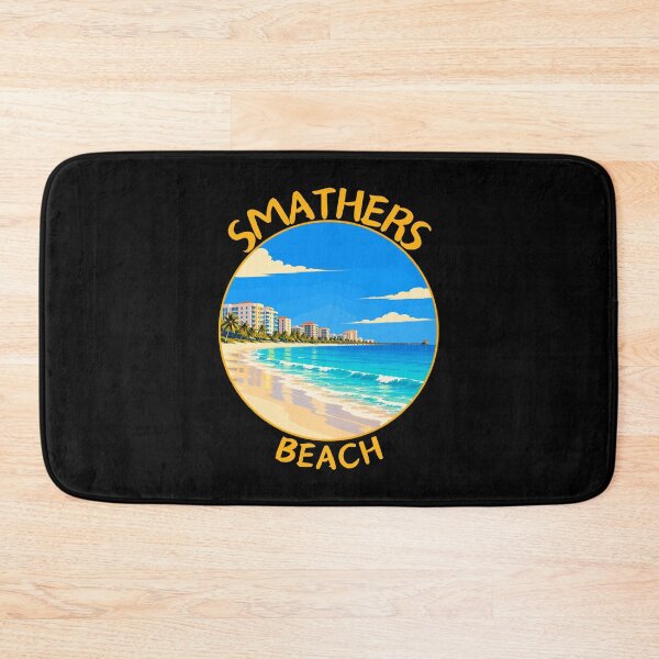 Item preview, Smathers Beach in Florida, USA Retro Travel Art Circle Emblem designed and sold by MaateoDesign.
