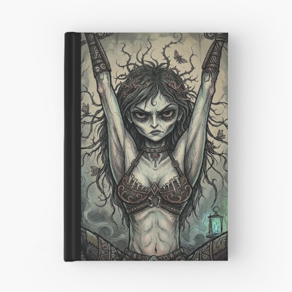 Item preview, Chained Warlock duchess Sorceress fantasy art designed and sold by Vintage Designs +.