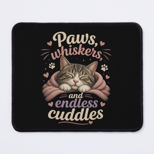 Item preview, Cat Paws, whiskers, and endless cuddles designed and sold by Alpha-Sticker.