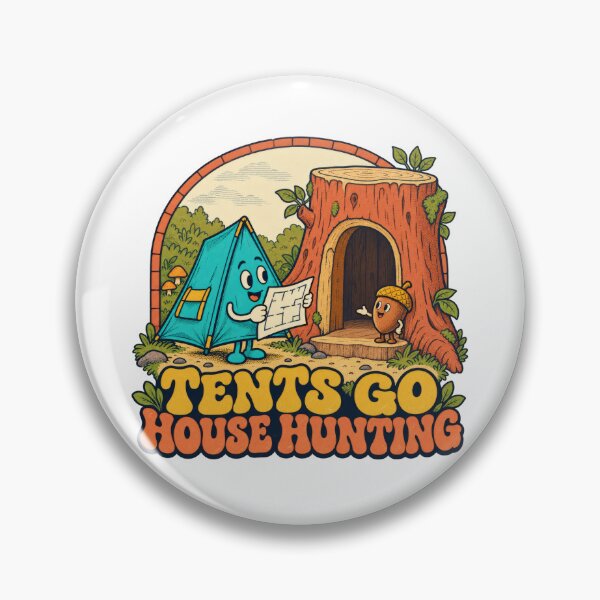Item preview, Camping Tent Inspects a Hollow Tree Home designed and sold by Pixdot.