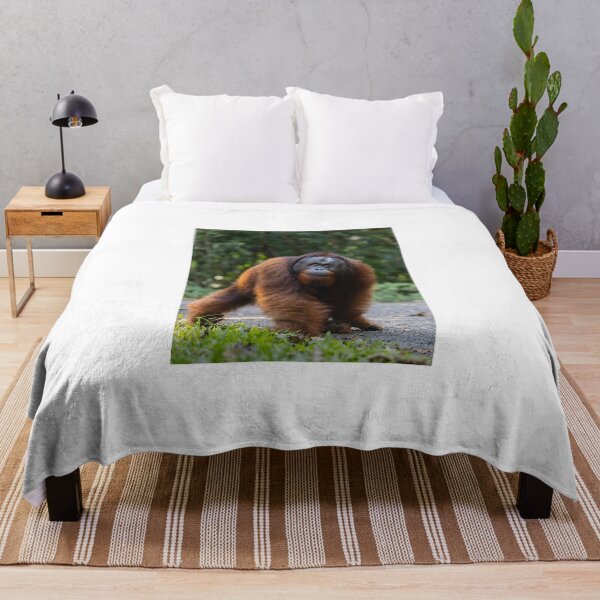 Item preview, Majestic Orangutan in Forest Habitat designed and sold by wildframe-color.
