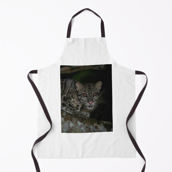 Item preview, Nighttime Clouded Leopard on Tree designed and sold by wildframe-color.