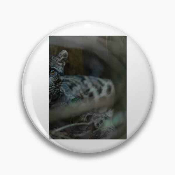 Item preview, Close-up Snow Leopard in Forest Shadows designed and sold by wildframe-color.