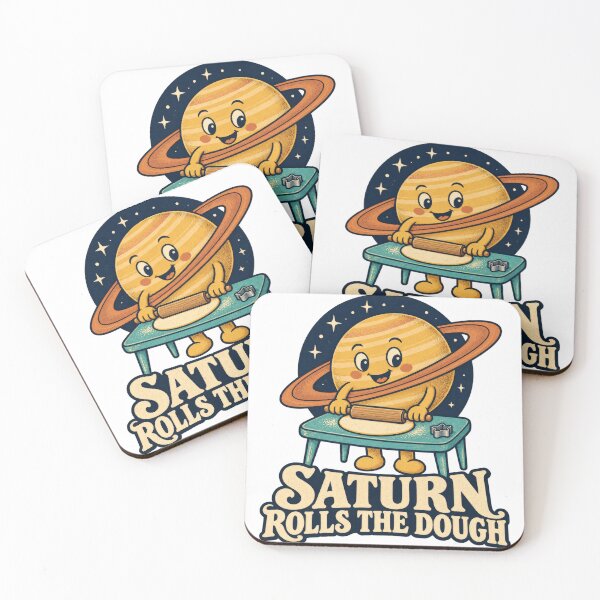 Item preview, Saturn Rolling Dough in a Cosmic Kitchen designed and sold by Pixdot.