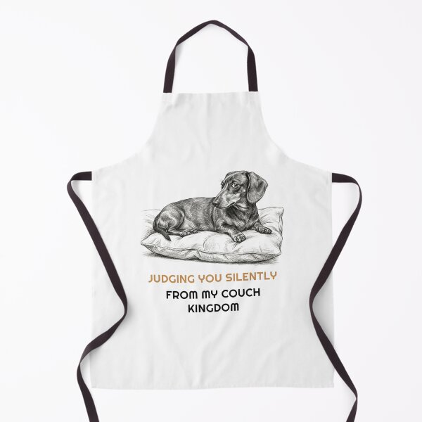 Item preview, Dachshund — JUDGING YOU SILENTLY FROM MY COUCH KINGDOM designed and sold by bluesquidink.