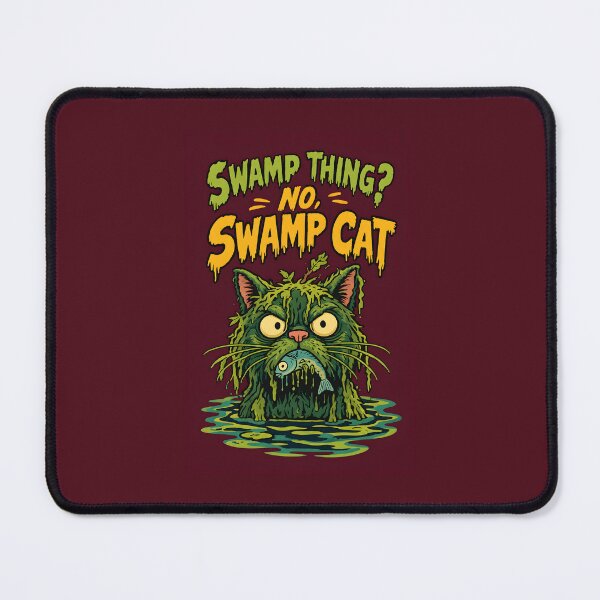 Item preview, Funny Swamp Monster Cat Creature Feature Halloween designed and sold by Glitchart66.