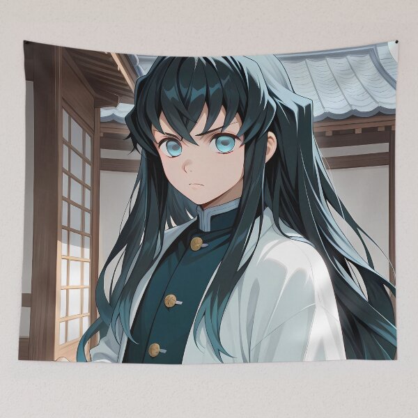 Item preview, Muichiro Tokito Demon Slayer Indoor Sword Portrait designed and sold by reinazenka.