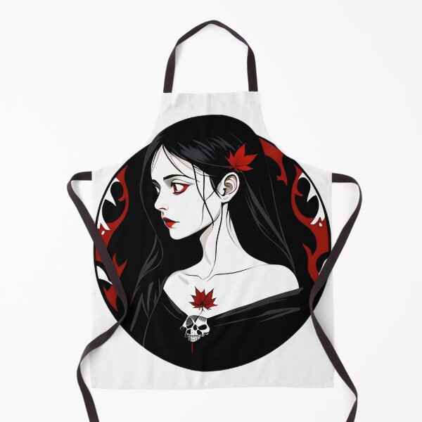 Item preview, Gothic Woman Skull Necklace designed and sold by For-Cat Studio.