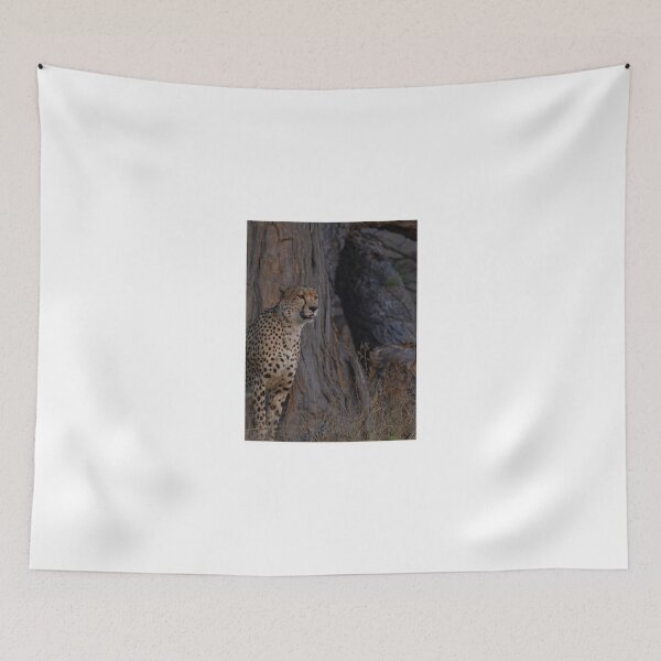Item preview, Alert Cheetah in Natural Habitat designed and sold by wildframe-color.