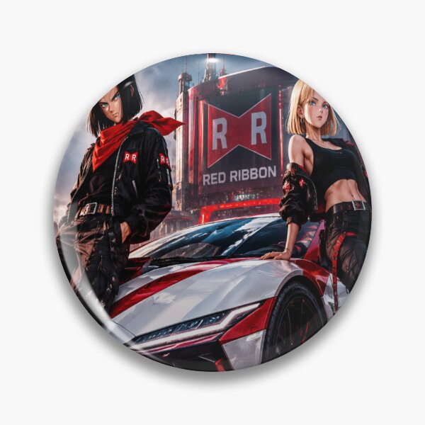 Item preview, Red Ribbon Androids Cyberpunk Car Art designed and sold by JMAVILA ART.