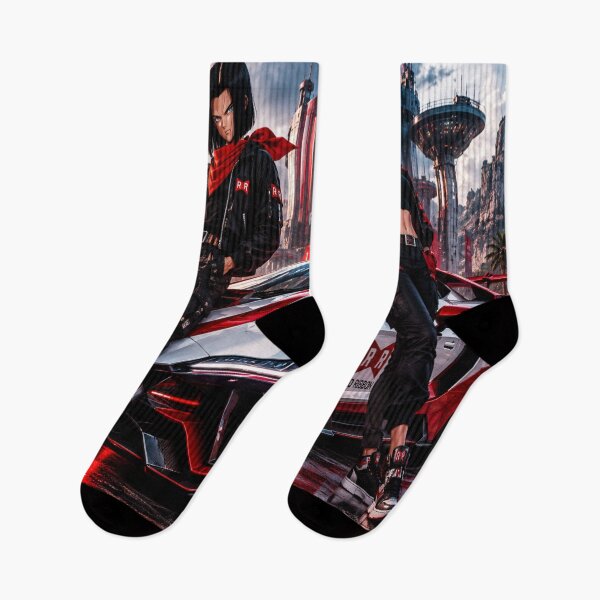 Item preview, Red Ribbon Androids Cyberpunk Car Art designed and sold by JMAVILA ART.