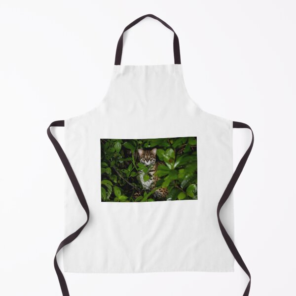 Item preview, Leopard Cat in Dense Green Foliage designed and sold by wildframe-color.