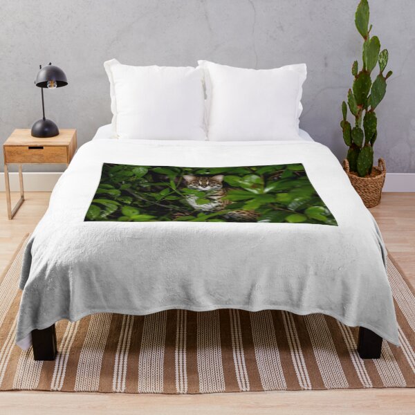 Item preview, Leopard Cat in Dense Green Foliage designed and sold by wildframe-color.