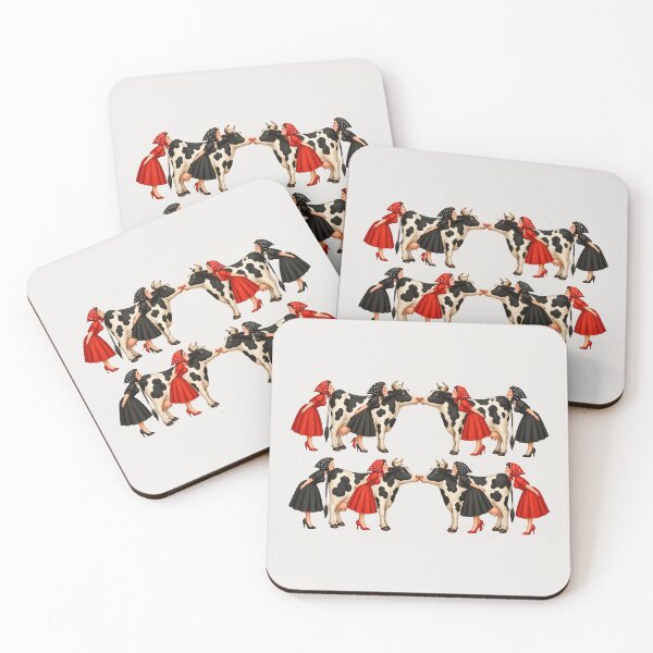 Item preview, Bovine Fashion Eight Maids-A-Milking designed and sold by taiche.