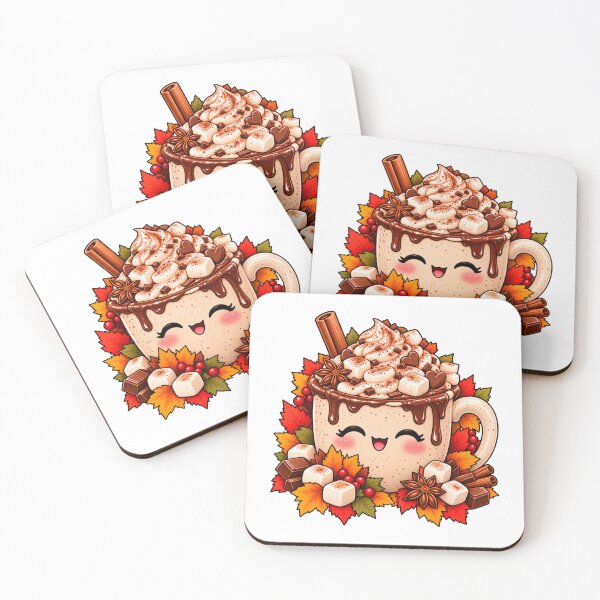 Item preview, Cute Autumn Hot Chocolate designed and sold by Seasons & Reasons.
