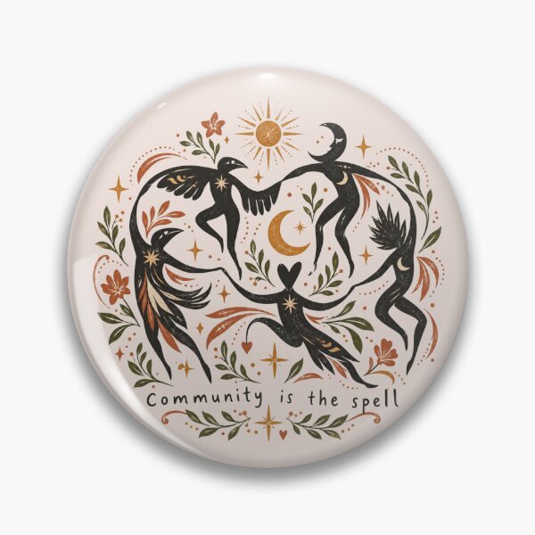 Item preview, Community Is the Spell Community Is Resistance, Witchy Feminist Solidarity, Collective Liberation, Magical Activism and Empowerment designed and sold by Cchotlan.