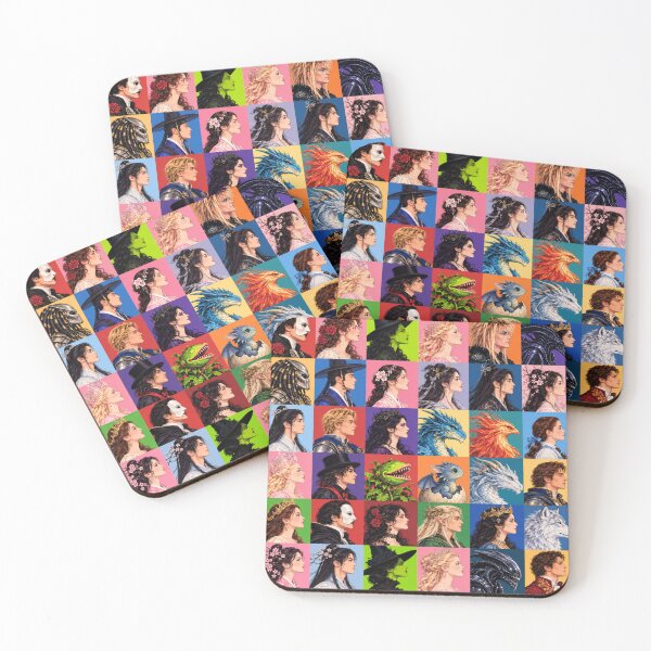 Item preview, Colourful Fantasy Character Portraits – Pop Art Mosaic designed and sold by NerdiPop.