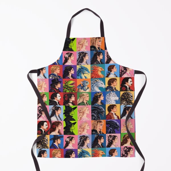 Item preview, Colourful Fantasy Character Portraits – Pop Art Mosaic designed and sold by NerdiPop.