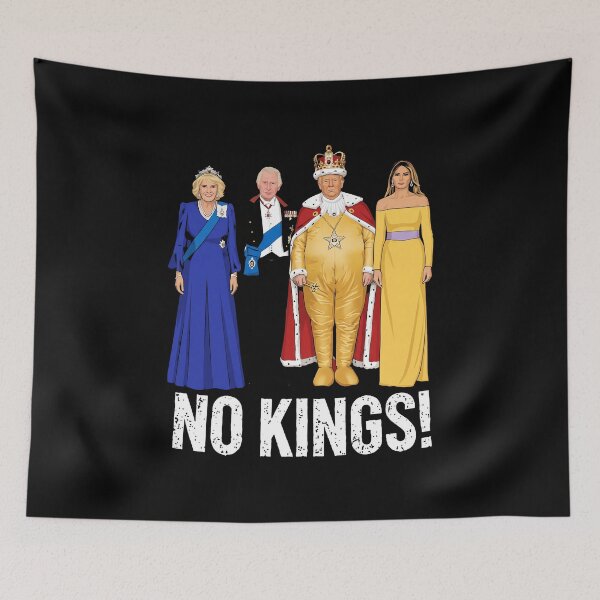 Item preview, Donald Trump King Charles Royal Family No Kings designed and sold by ArtSantosv.