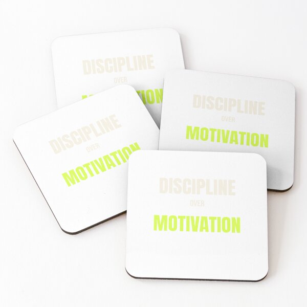 Item preview, Discipline Over Motivation | Motivational Fitness Design designed and sold by 1. Stride Supply.