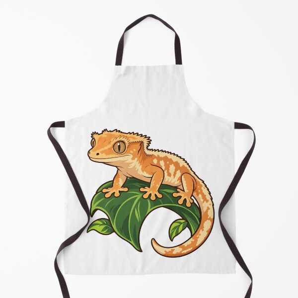 Item preview, Crested Gecko on Tropical Leaf designed and sold by Philippa Shop.