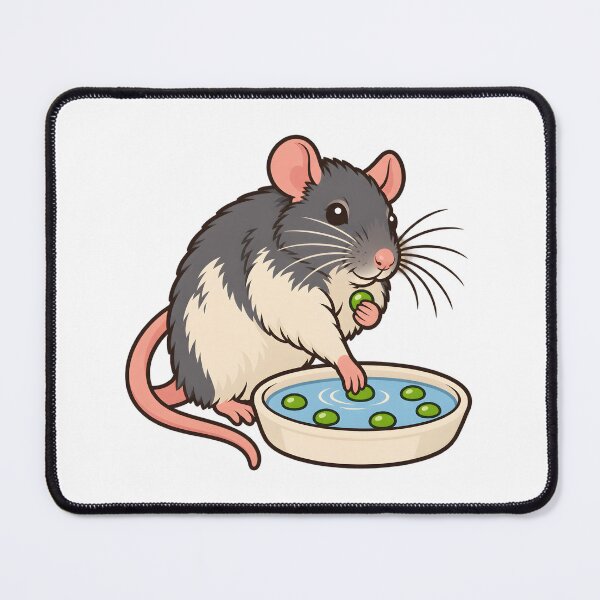 Item preview, Pet Rat Fishing for Peas designed and sold by Philippa Shop.