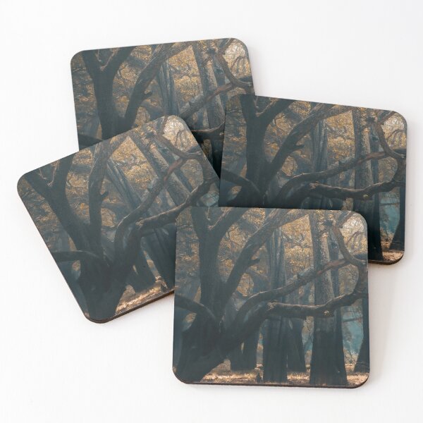 Item preview, Misty Forest with Ancient Trees designed and sold by wildframe-color.