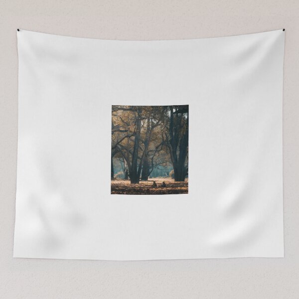 Item preview, Baboon Pair Resting Under Forest Canopy designed and sold by wildframe-color.