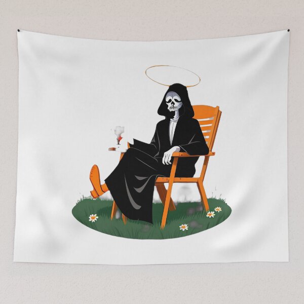 Item preview, Reaper Relaxing with Healing Light designed and sold by For-Cat Studio.