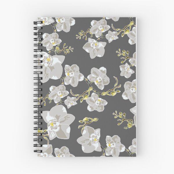Item preview, Orchids on dark gray background designed and sold by saraline.