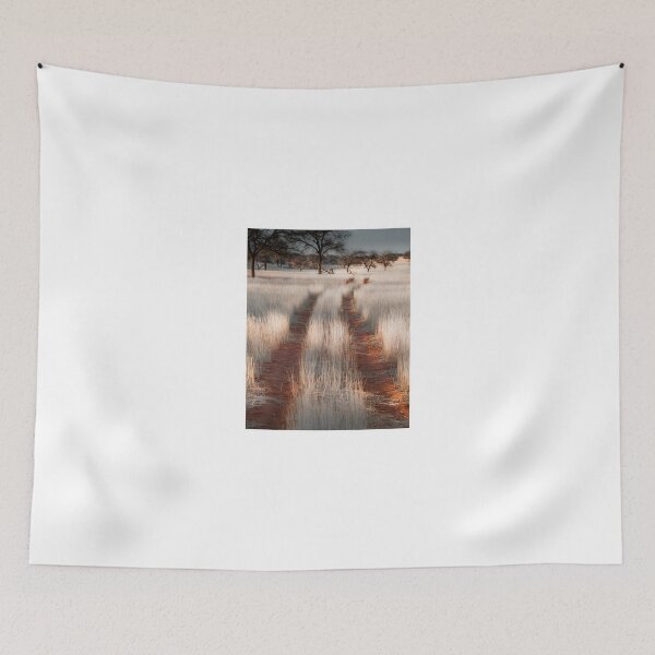 Item preview, Winding Dirt Path Through Tall Dry Grass designed and sold by wildframe-color.
