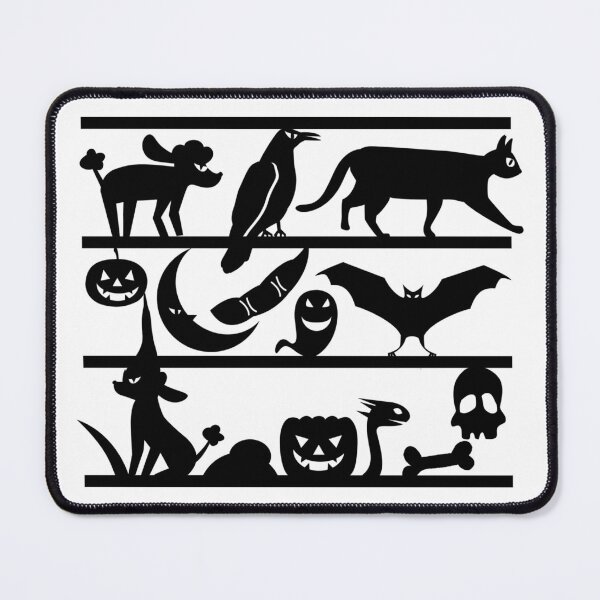 Item preview, Halloween Silhouette Collage designed and sold by picklesnake.