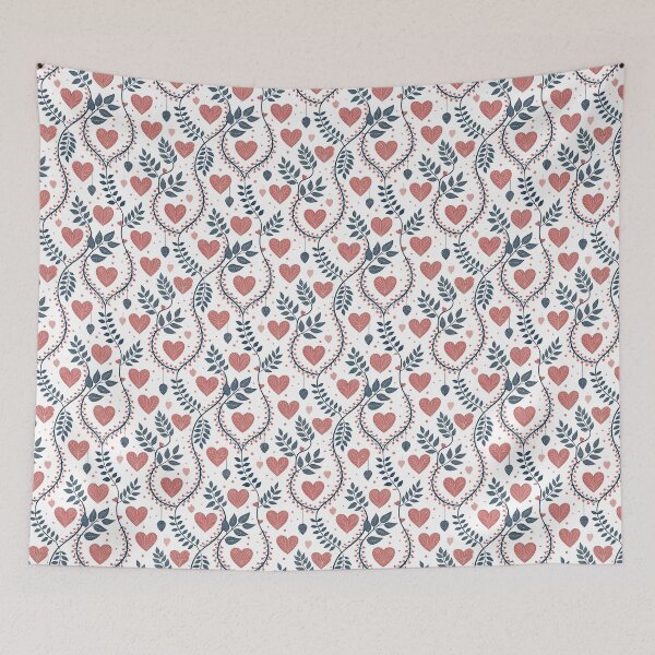 Item preview, Nordic Love Garland | Scandinavian Valentine Folk designed and sold by Shuga-Design.