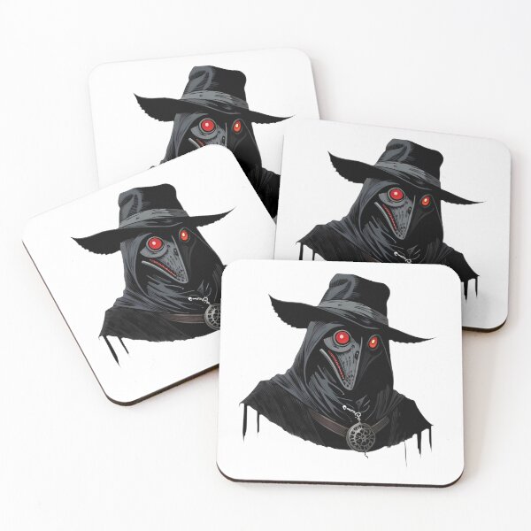 Item preview, Hooded Plague Doctor with Glowing Eyes designed and sold by For-Cat Studio.