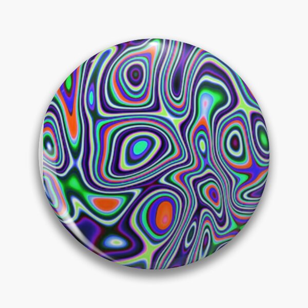 Item preview, Psychedelic Liquid Ripple Abstract designed and sold by Dew Drop Designs.