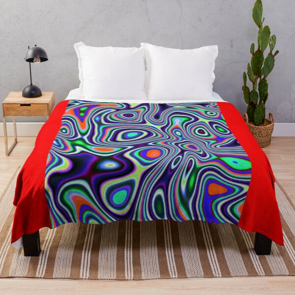 Item preview, Psychedelic Liquid Ripple Abstract designed and sold by Dew Drop Designs.